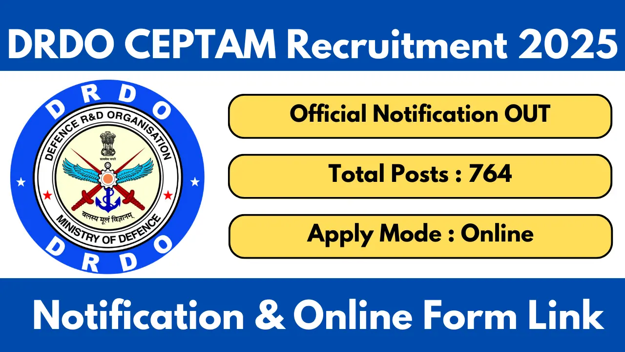 DRDO CEPTAM 11 Recruitment 2026