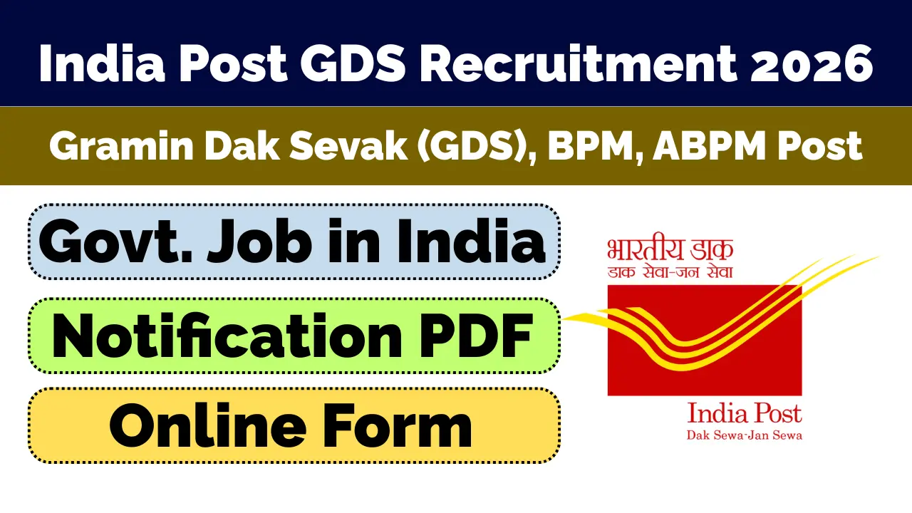 India Post GDS Vacancy 2026