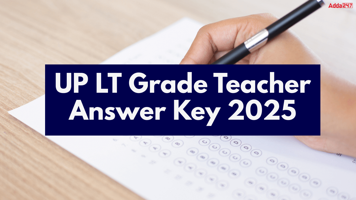 UP LT Grade Answer Key 2025 Out